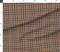 Tartan Plaid Scottish Tan Brown Black White Custom Printed Fabric by Spoonflower Various Fabrics by the Yard or Fat Quarter